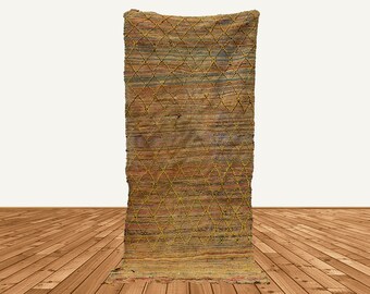 10x3 Moroccan Berber rug, vintage runner rug.