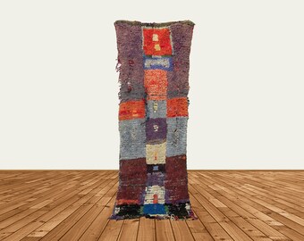 Vintage Colorful Moroccan Berber Runner Rug (2x5)