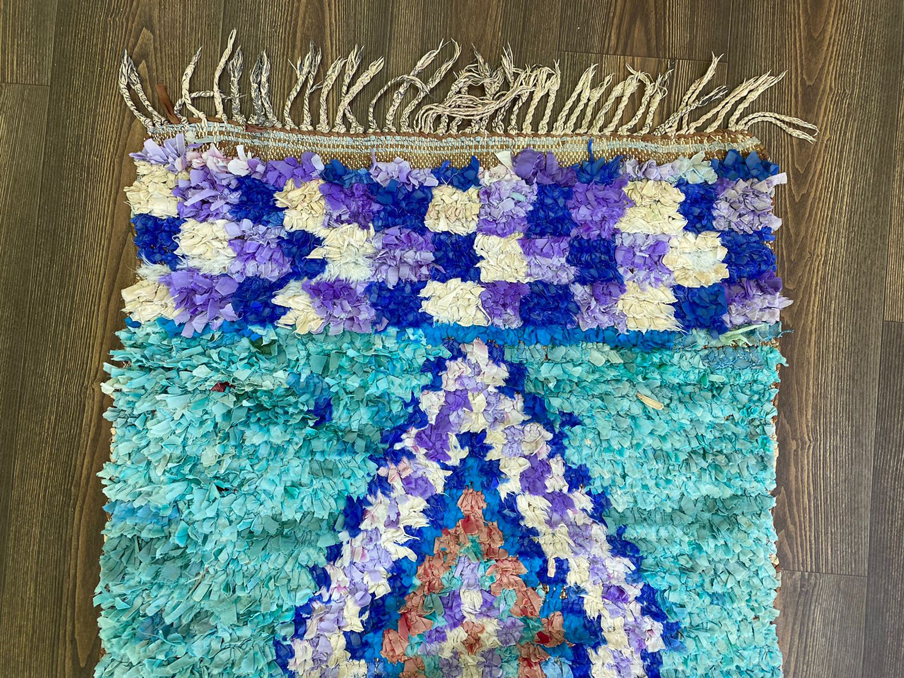 7x2 モロッコ製ラグ、ヴィンテージ ランナー ラグ。 - Etsy 日本