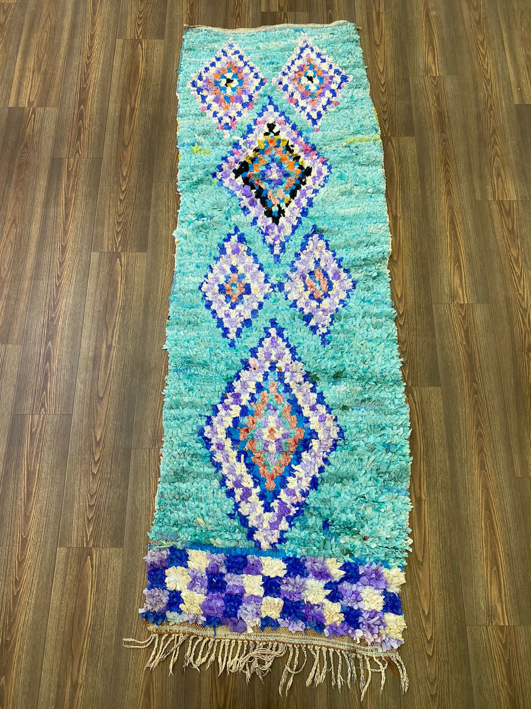 7x2 モロッコ製ラグ、ヴィンテージ ランナー ラグ。 - Etsy 日本