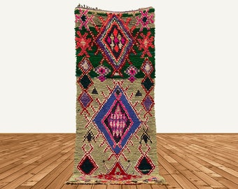 Vintage Moroccan Berber Runner Rug - 8x3