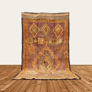 Tapis Berbère Marocain Fait Main 6,7x10 Ft – Laine Vibrante Couleurs Boho