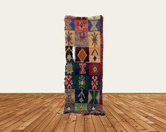 ダイヤモンドナローのヴィンテージ 2x8 ランナーラグ。 - Etsy 日本