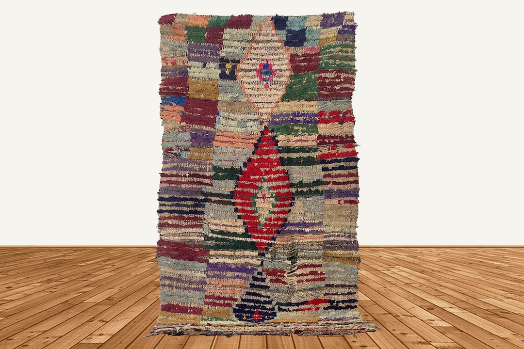 Colorful Vintage Moroccan Berber Runner Rug (6x3) - Etsy