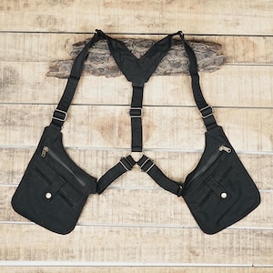 Cotton Holster Handcrafted with Adjustable Straps – Perfect for Travel & Everyday Use.