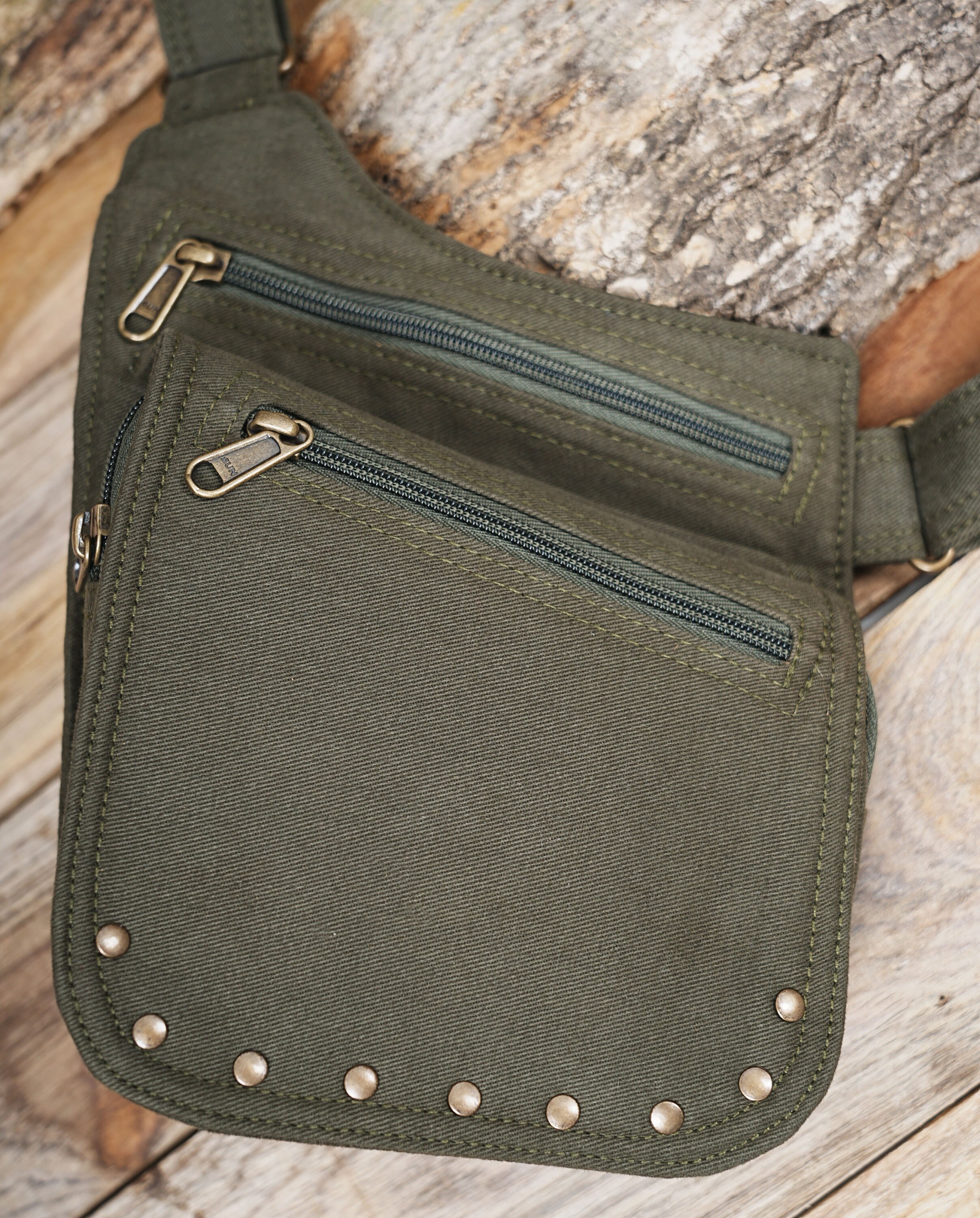 Cotton Holster Bag Festival Utility Bag Functional Pocket belt Fully Adjustable 100% Cotton Unisex Holster Bag.