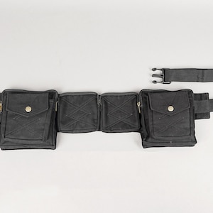 Cotton waist belt || Cotton Utility belt || Multiple pocket's || Everyday Fashion || Stylish cotton utility belt || For Unisex ||