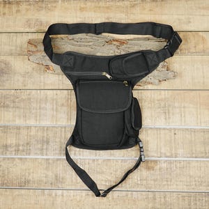 Black ||Green ||Dark Brown || Cotton Waist Bag || Money Belt || For Women & Men For Travelling || Cotton Handmade Belt || Multi pocket belt.
