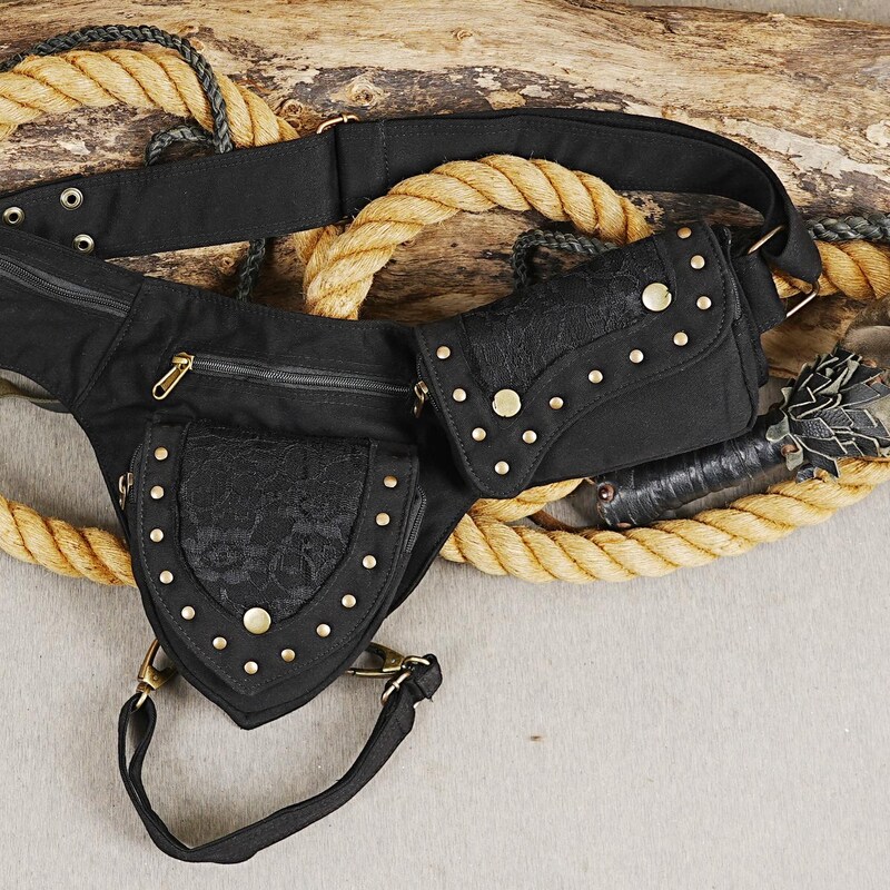 Festival Belt (Side Pocket) - Maroon