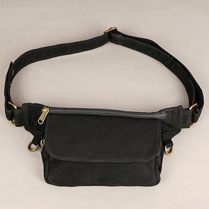 Cotton Utility Leather Waist Belt || Festival Waist belt || Fanny pack for unisex || Fashion Accessories || travel hip bag ||