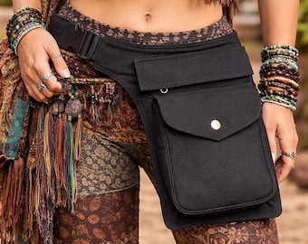 Tactical Canvas Drop Leg Bag & Holster Pack - Urban Techwear Utility Thigh Bag Unisex Festival