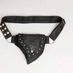 Black || Dark Brown || Green || Cotton Waist Bag || Money belt ||  For Unisex For Travelling || Cotton Handmade belt.