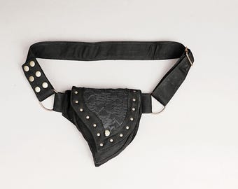 Black || Dark Brown || Green || Cotton Waist Bag || Money belt ||  For Unisex For Travelling || Cotton Handmade belt.