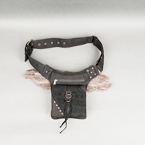 Black || Brown || Green || Cotton ||Waist  Belt || Utility || festival Hip Belt Bag || Fanny Pack Belt.