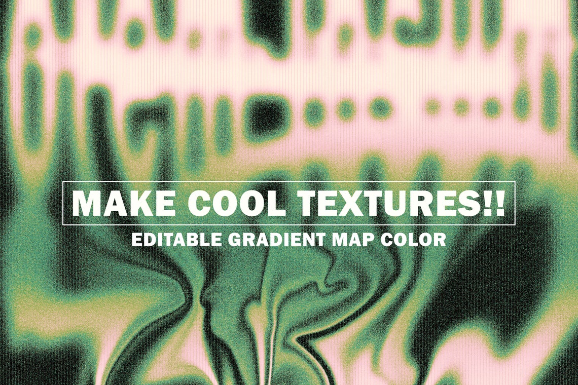 Melting Text Effect: Gradient Map Photoshop Preset (digital Download ...