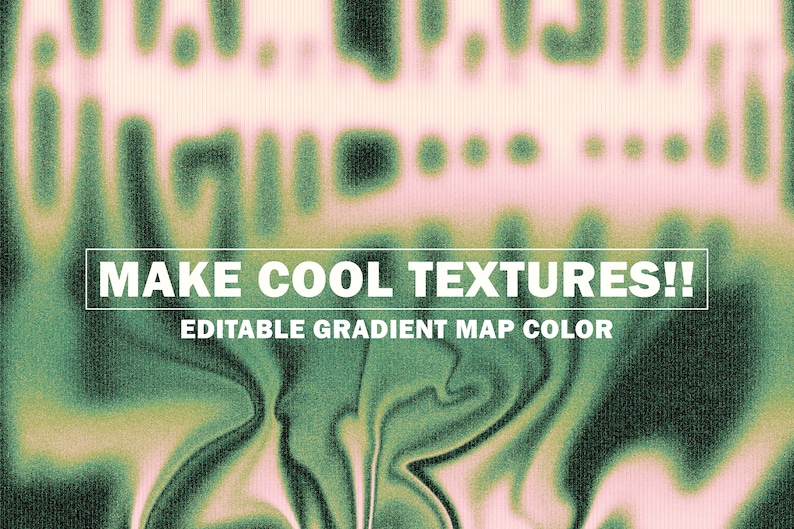 Featured Map. Text Melting Text Effect: Gradient Map Photoshop Preset (digital Download ...