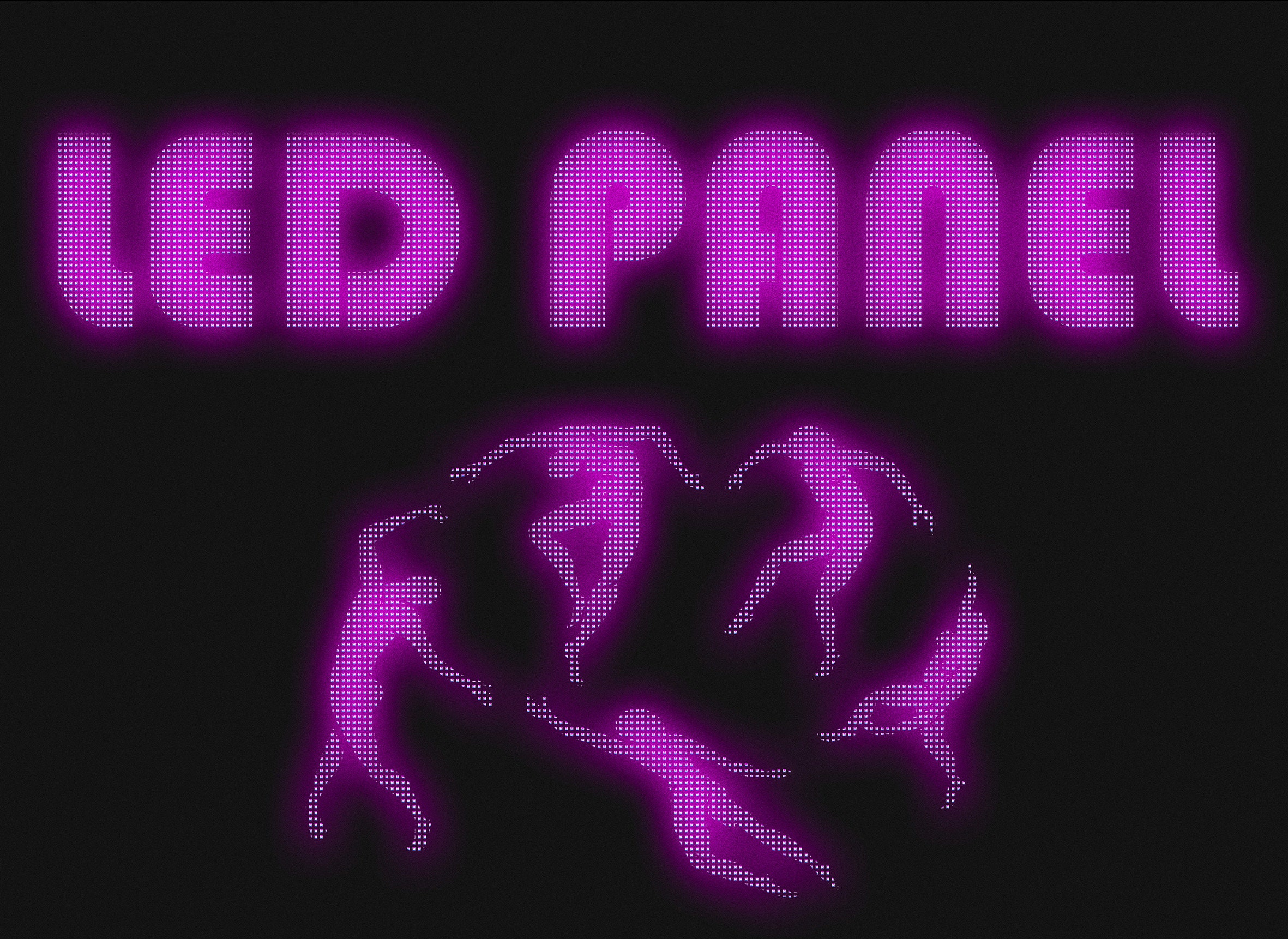 Led Photoshop Retro LED Text/image Preset Bundle, Photoshop Presets - Etsy