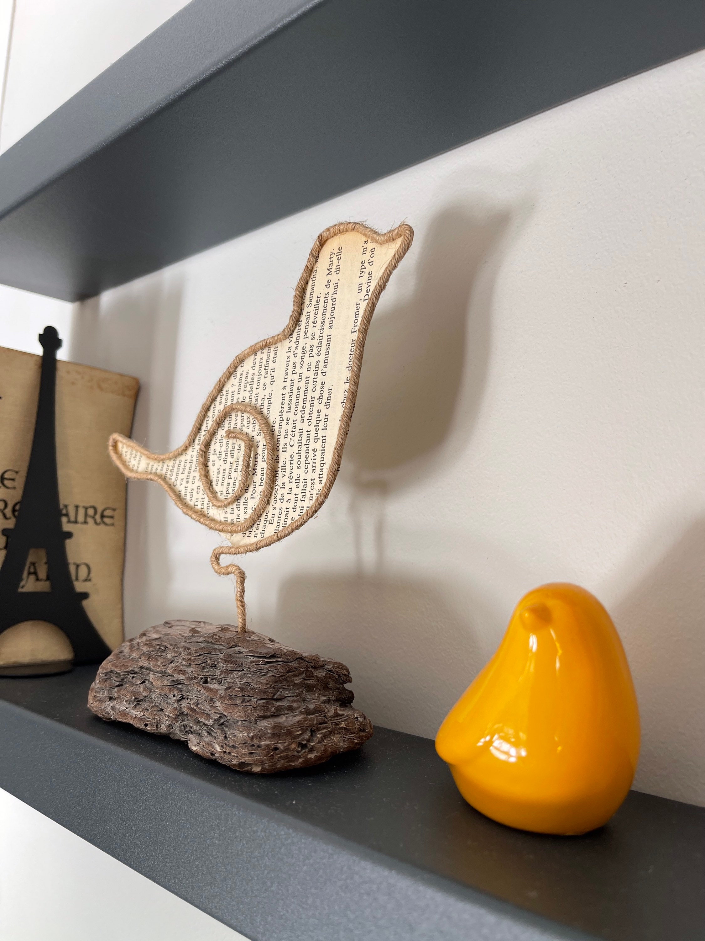 Sculpture en Fil de Fer Oiseau