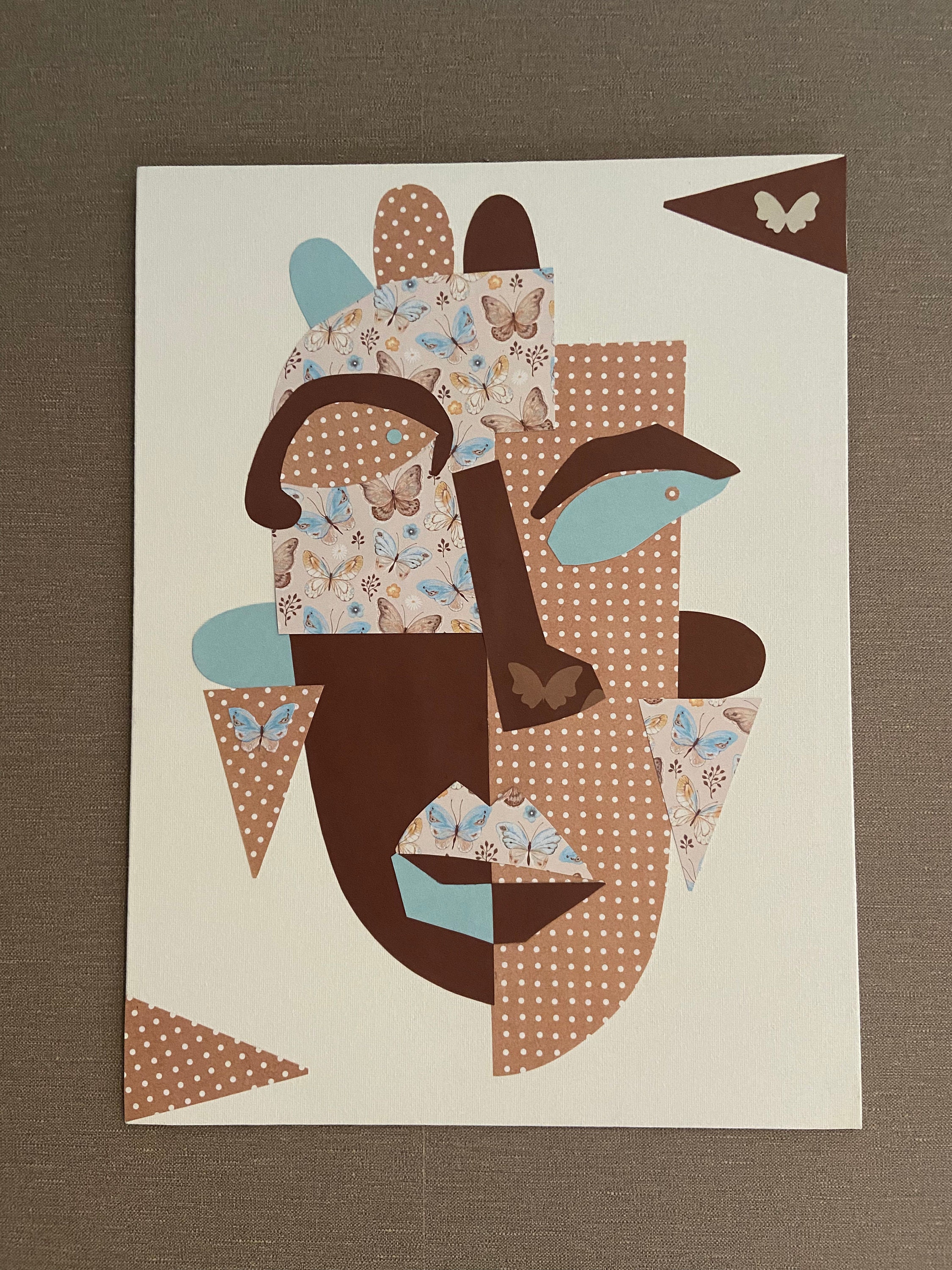 Tableau Visage Déstructuré