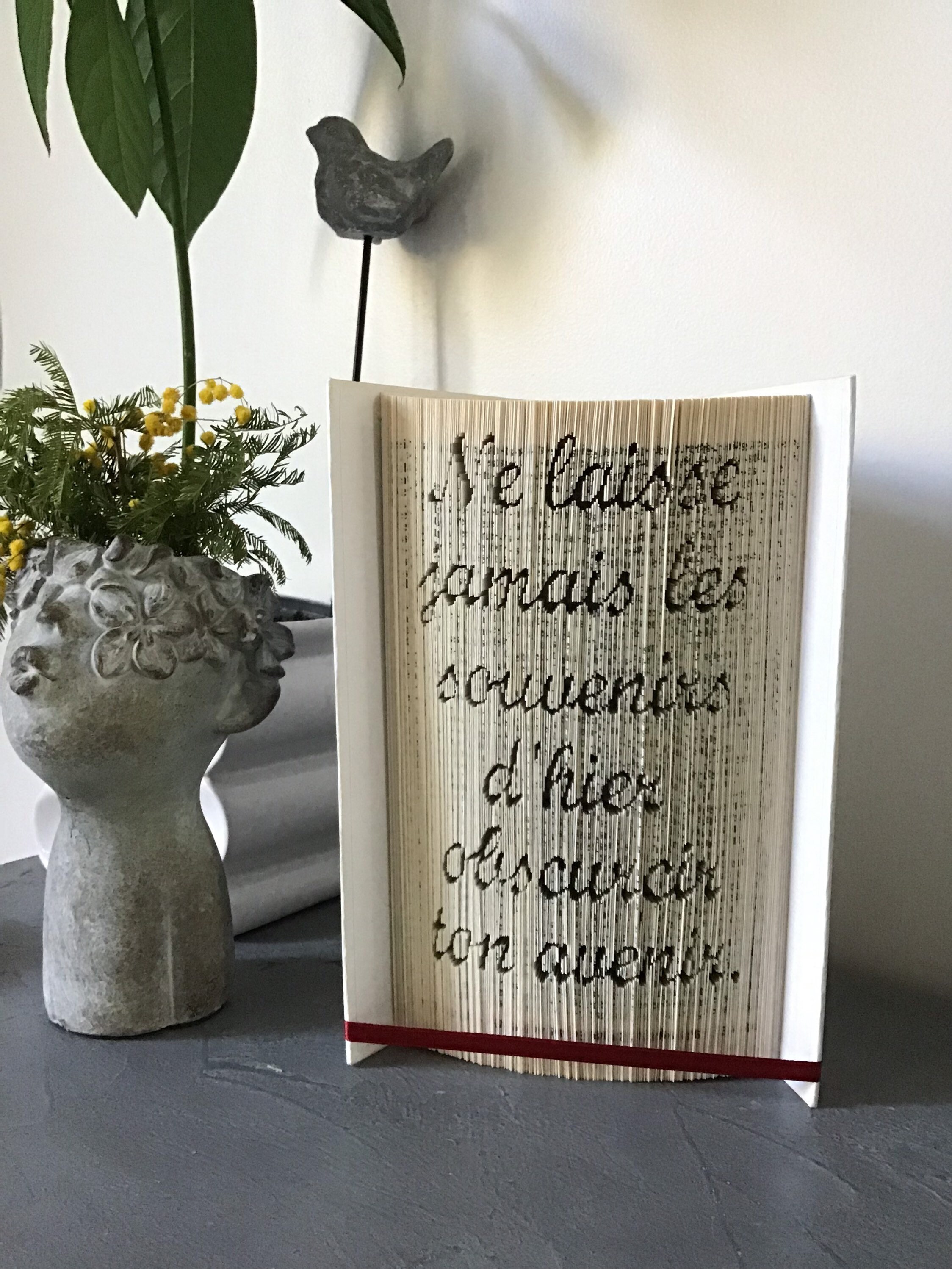 Message Livre Plié Souvenirs