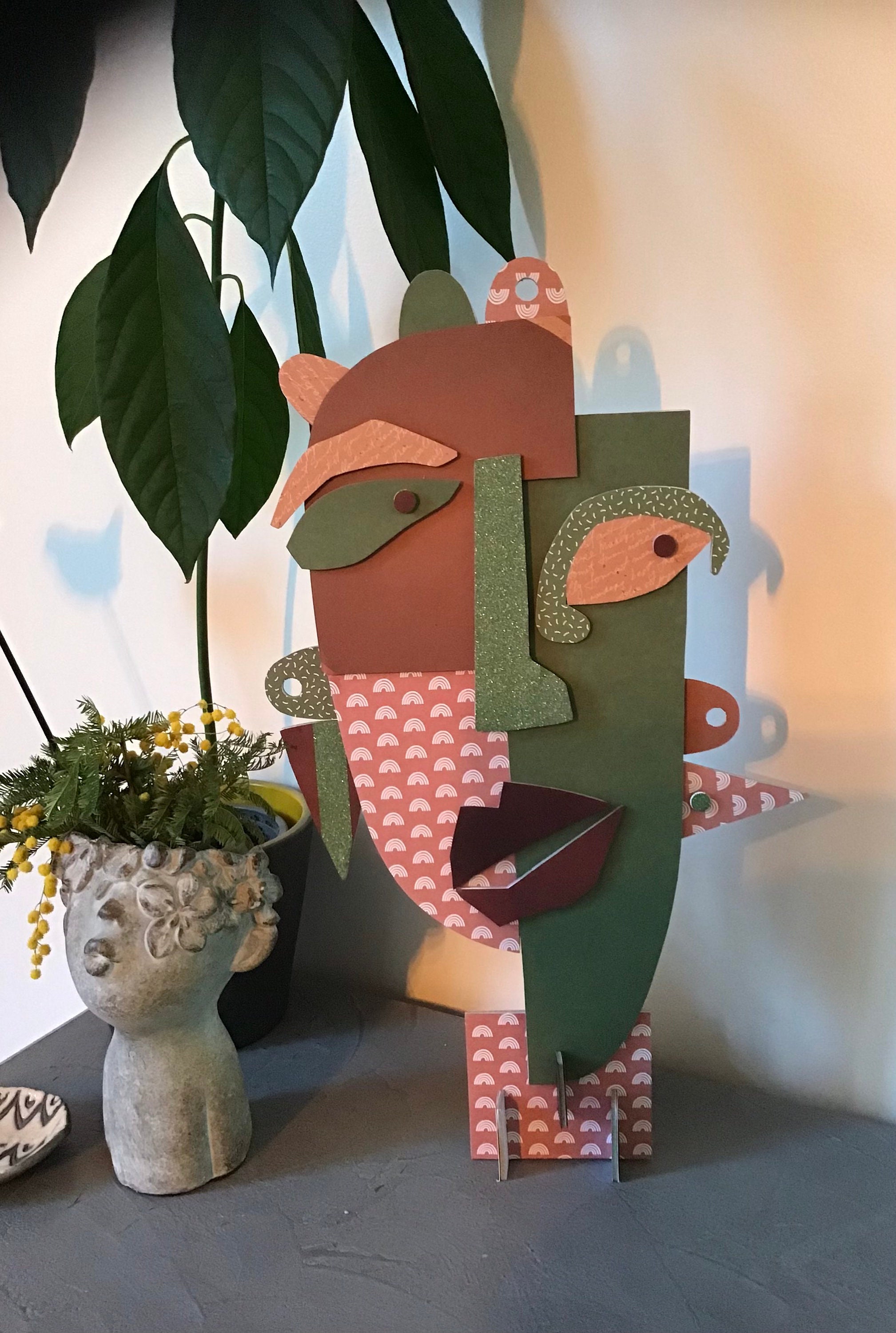 Sculpture en 3 D Style Picasso