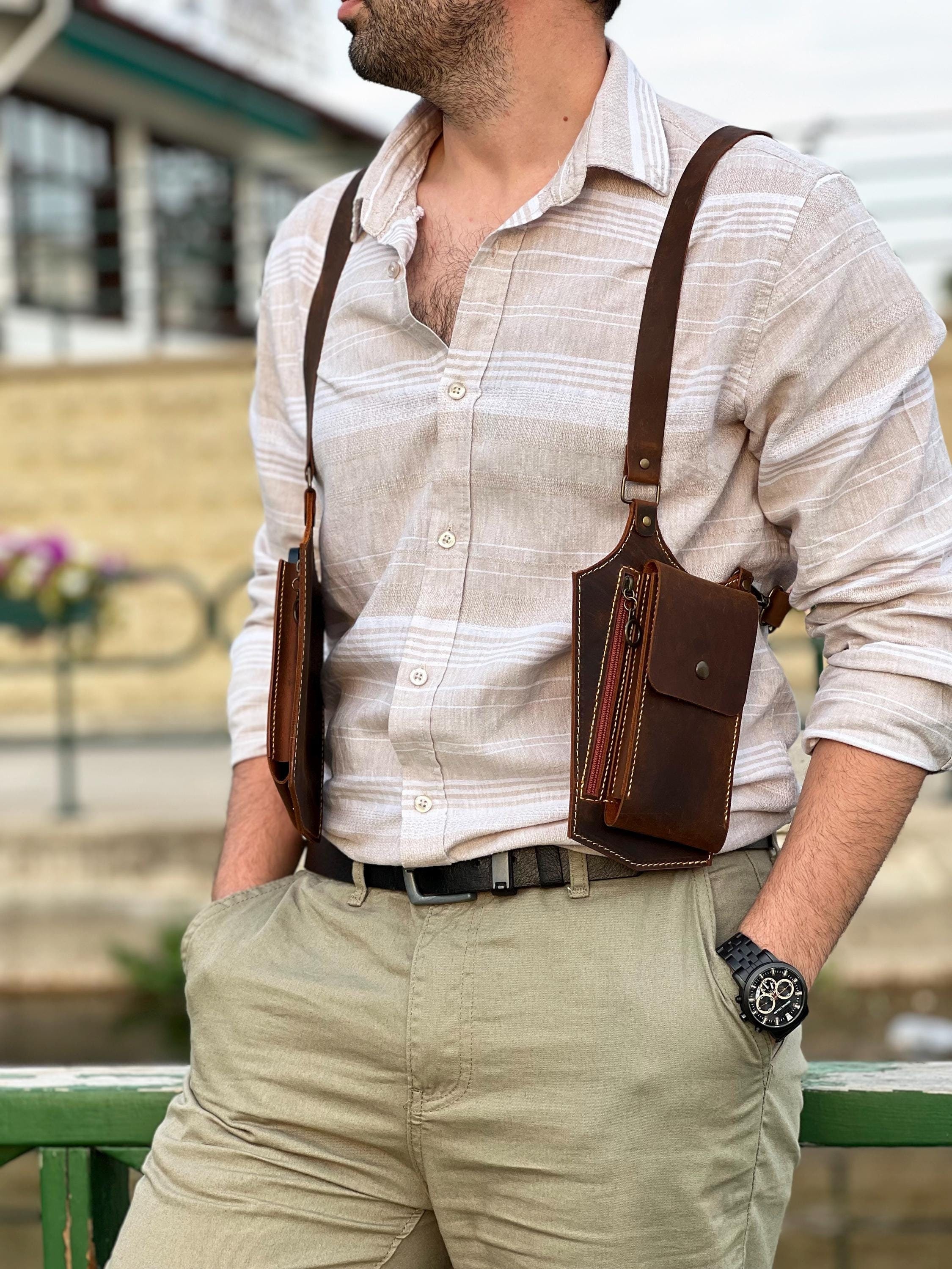 Porte Papiers Gil Holsters Homme Porte Document Paul Cuir Arthur