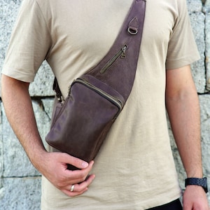 Crossbody Shoulder Bag Chest Bag Harness Bag Travel Backpack Festival Bag image 8