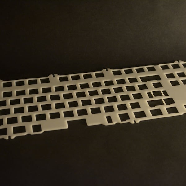 Custom Laser Cut Mechanical Keyboard Plate [PP/POM]