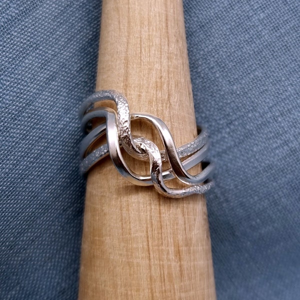 Sterling Puzzle Ring - Etsy