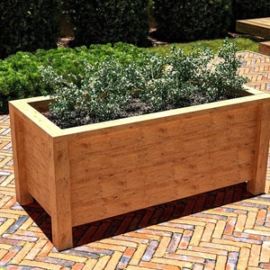 DIY Erhöhte Pflanzkasten-Pläne, Garten Pflanzkasten-Pläne, Große Pflanzkasten-Pläne für den Außenbereich, einfach zu erstellen, Pdf, SOFORT-DOWNLOAD