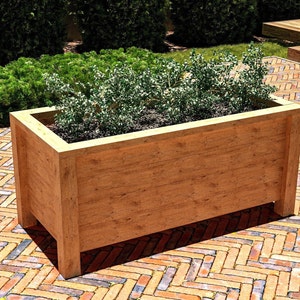 DIY Raised Planter Box Plans, Garden Planter Plans, Outdoor  Large Planter Box Plans, Easy to Build, Pdf INSTANT DOWNLOAD