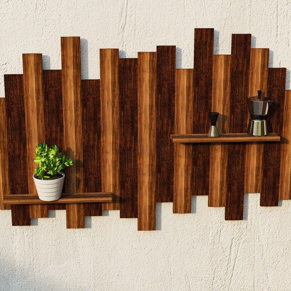 DIY Wall Decor Plans With Shelves, Home Decor Shelf Plans, Easy to Build, PDF Instant Download