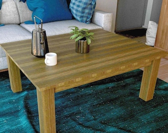 DIY Wood Coffee Table Plans: Beginner-Friendly Furniture Project (PDF Digital Download)