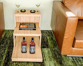 DIY 3-Tier Side Table Build Plans: Easy Woodworking Project (PDF File)