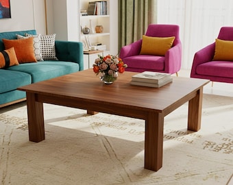 Modern Coffee Table Plans: DIY Woodworking Furniture Build Project (PDF Digital Download)