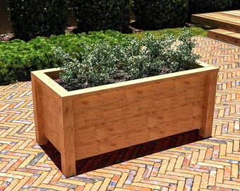 DIY Raised Planter Box Plans, Garden Planter Plans, Outdoor  Large Planter Box Plans, Easy to Build, Pdf INSTANT DOWNLOAD