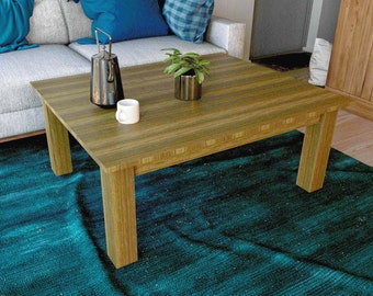 DIY Coffee Table Build Plans, Farmhouse Furniture Plans, Rustic Furniture Plans, Easy Build, PDF Instant Download