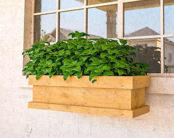 DIY Hanging Planter Box Plans, Balcony Planter Box Plans, Window Planter Box, Vegetable Planter Box, Easy Build, PDF File Instant Download