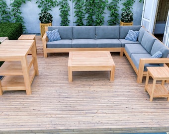 DIY Patio Furniture Sofa Set Plans, Patio Bench Set Plans, Sectional Sofa Plans, Garden Bench Plans, Easy Build, PDF File Instant Download