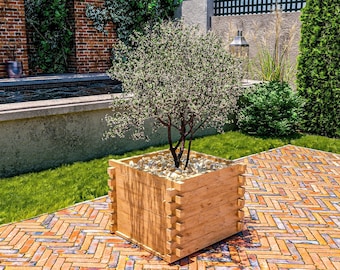 DIY Raised Garden Planter Box Build Plans (PDF File)