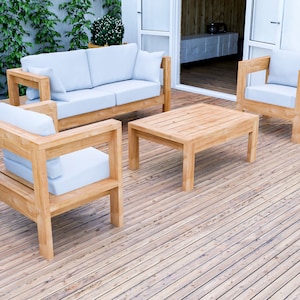 DIY Outdoor Sofa Set Plans: 2x4 Patio Furniture (PDF Download) - Etsy