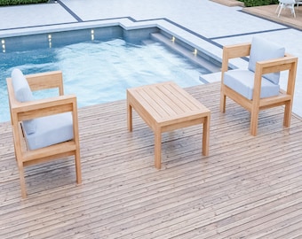 DIY Outdoor Patio Furniture Plans: 2x4 Sofa & Coffee Table (PDF Download)