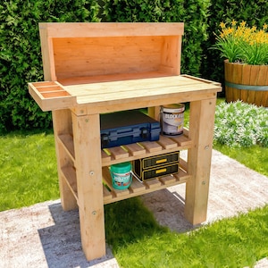 Blumenerde Bank Pläne Gartenbank Bauanleitung, Pflanzener Bank Pläne, DIY Blumenerdetisch, Holzbank, PDF Digital Download