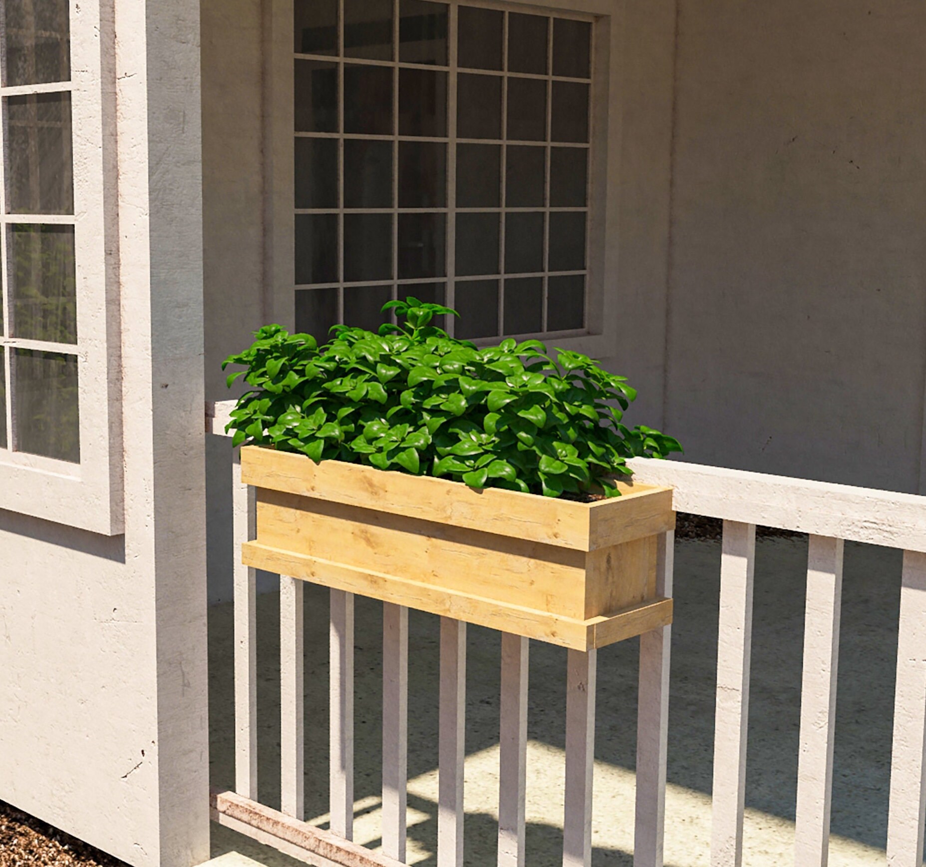 DIY Hanging Planter Box Plans Balcony Planter Box Plans Etsy Australia