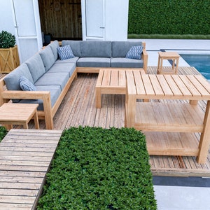 DIY Patio Furniture Sofa Set Plans, Patio Bench Set Plans, Sectional Sofa Plans, Garden Bench Plans, Easy Build, PDF File Instant Download image 6