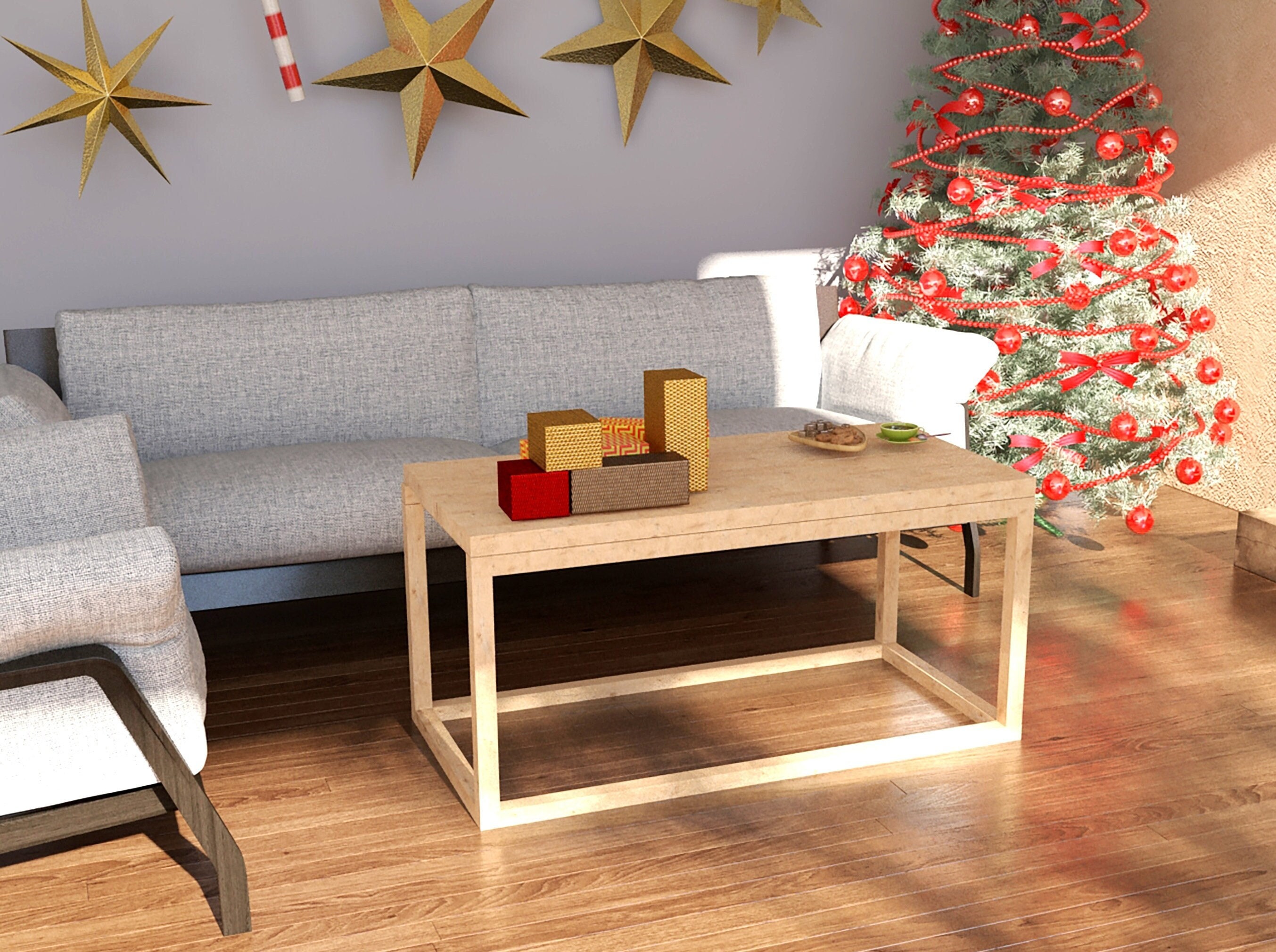 DIY Modern Coffee Table PLANS Outdoor Coffee Table Plans Etsy