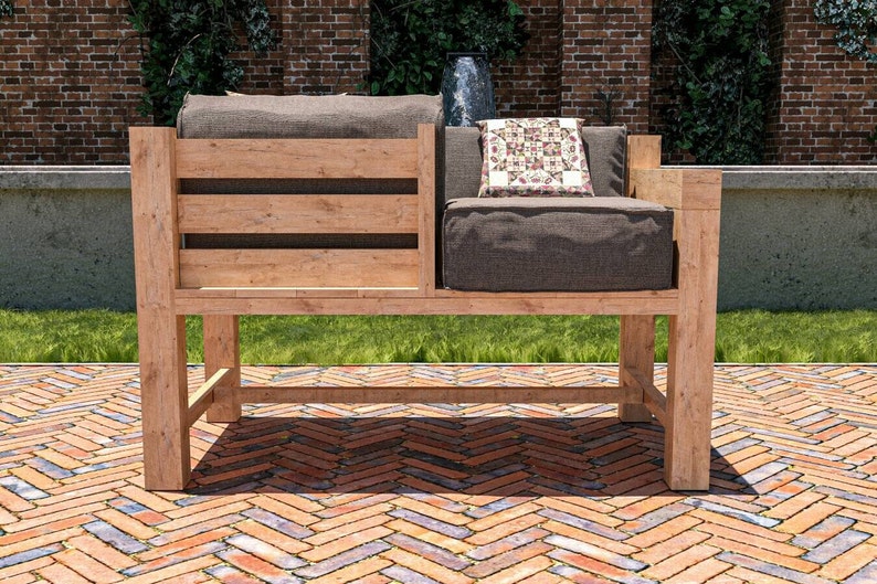 DIY Patio Love Sofa Plans Outdoor Sofa Plans PDF File Etsy