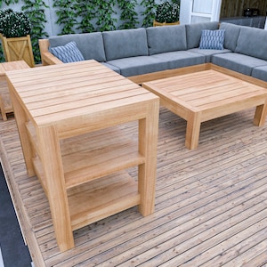 DIY Patio Furniture Sofa Set Plans, Patio Bench Set Plans, Sectional Sofa Plans, Garden Bench Plans, Easy Build, PDF File Instant Download image 4