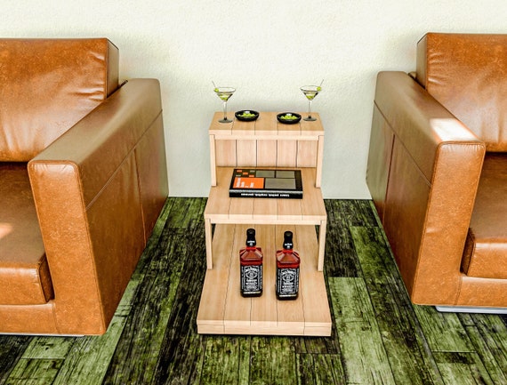 DIY 3 Tier Side Table Build Plans Sofa Table Plans Couch Table Plans Easy to Build PDF File Instant Download Etsy