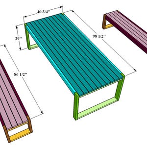 DIY Outdoor Furniture Plans Bundle: Patio Sofa, Garden Seating Set ...